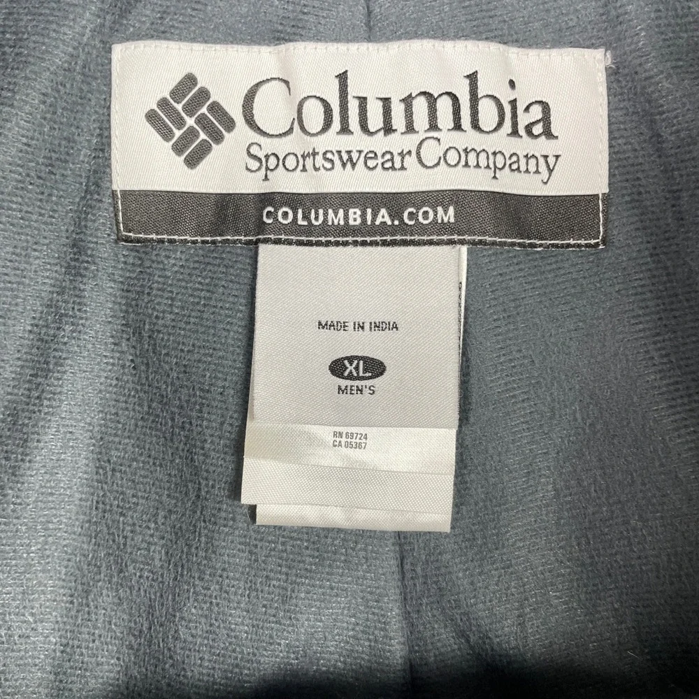 Columbia Snow Pants Mens XL Black Insulated Waterproof Ski Winter Sport SM8239